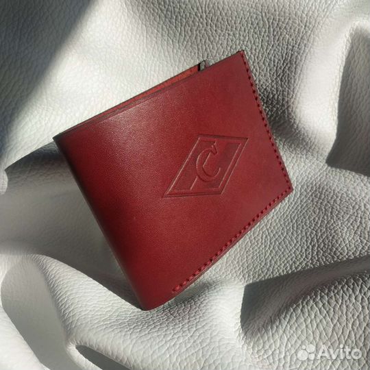 Кошелек мужской кожаный ручной работы