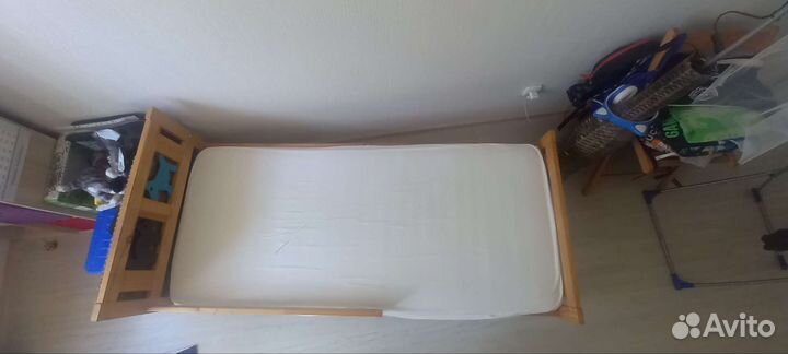 Детская кровать IKEA с матрасом