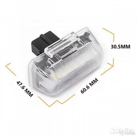 Подсветка номера на Ford Transit Tourneo Courier