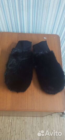 Варежки норковые