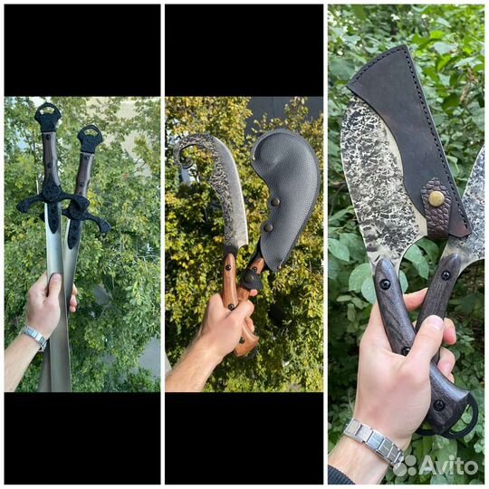 Кованые ножи ручной работы