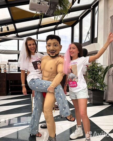 Шуточный стриптиз. ростовые куклы. Шоу