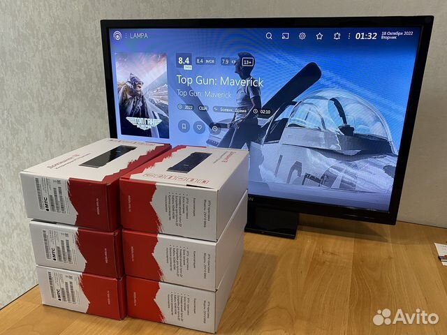 Смарт тв приставка 4k прошитая / 3000+ каналов