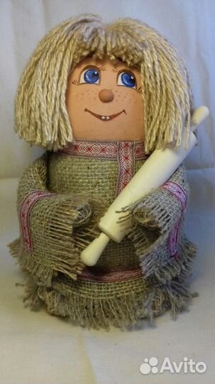 Текстильная кукла. Сувенир. Домовенок