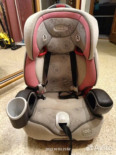 Детское автокресло 9 до 36 кг graco nautilus