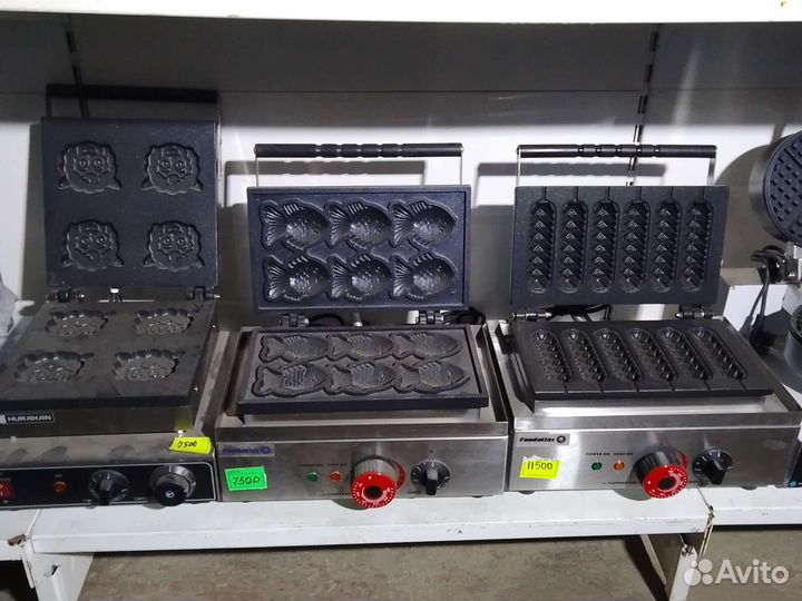 Вафельница рыбки