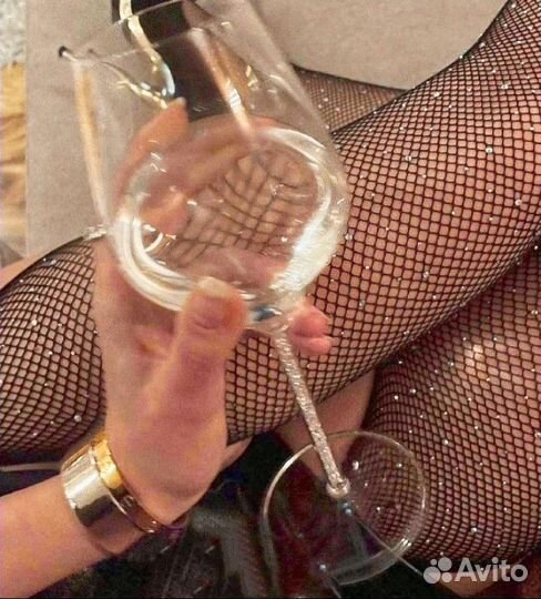 Колготки со стразами сетка