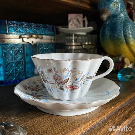 Чайная пара Кузнецов Царская Россия