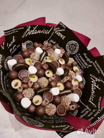 Мужские женские букеты съедобные