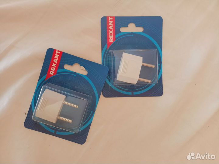 Сетевой переходник плоский на евро-вилку 