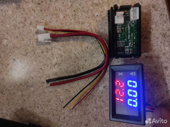 Вольт-амперметр 10А 100В