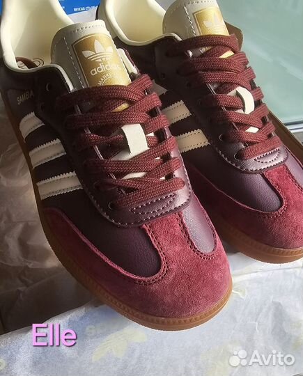 Кроссовки женские Adidas Samba OG Maroon