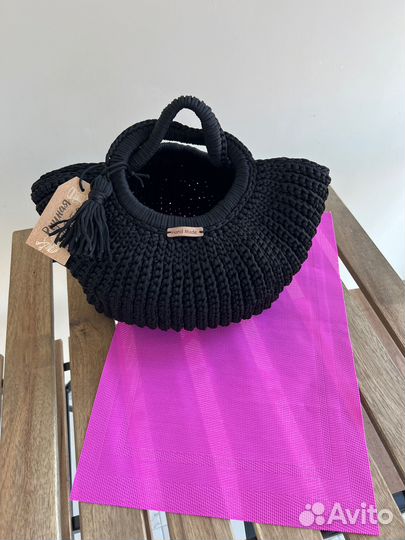 Сумки вязаные ручная работа, пляжные, кросс боди