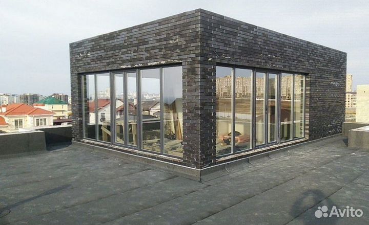 Панорамное остекление с установкой