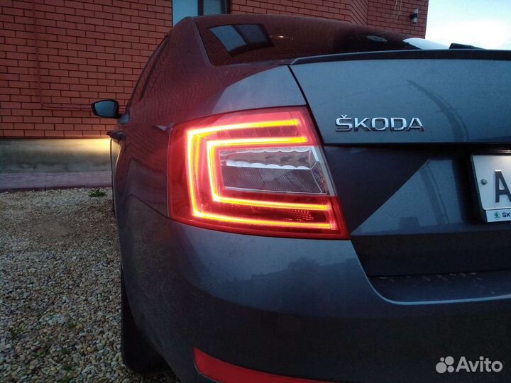 Фара задняя левая skoda octavia a7