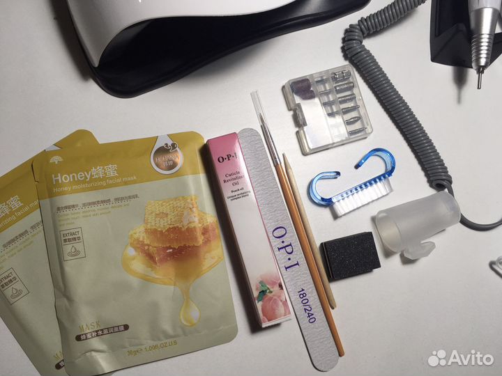 Аппарат и лампа для маникюра набор