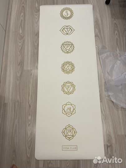 Коврик новый для йоги и фитнеса PRO mandala