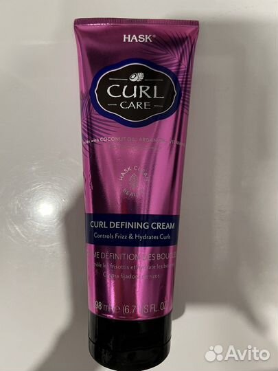 Крем для волос hask curl care