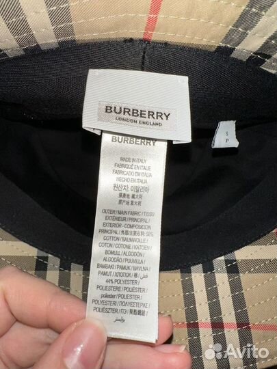 Панама burberry оригинал