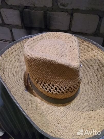 Соломенная шляпа. Винтаж