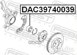 DAC39740039 Подшипник ступ.opel astra/omega/vectra