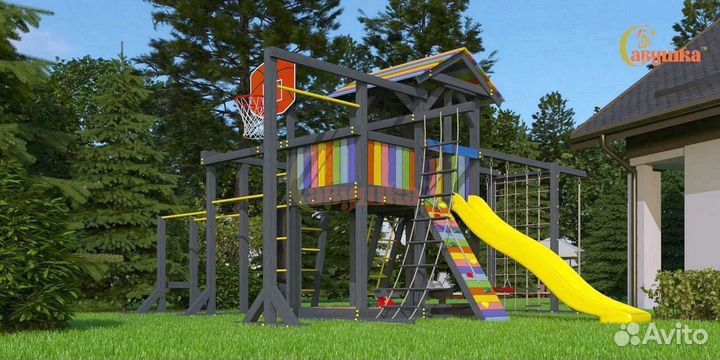 Детский игровой комплекс Савушка 2 (Black)