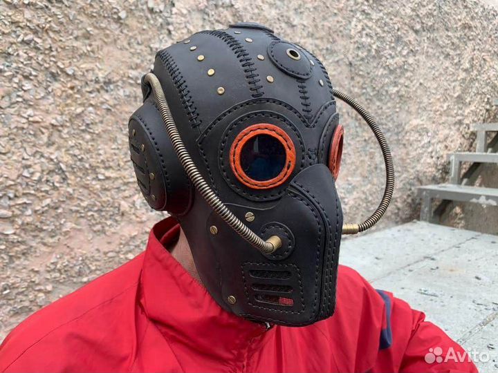 Маска в стиле киберпанк