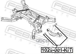 Болт с эксцентриком (ремкомплект) 1029001KIT