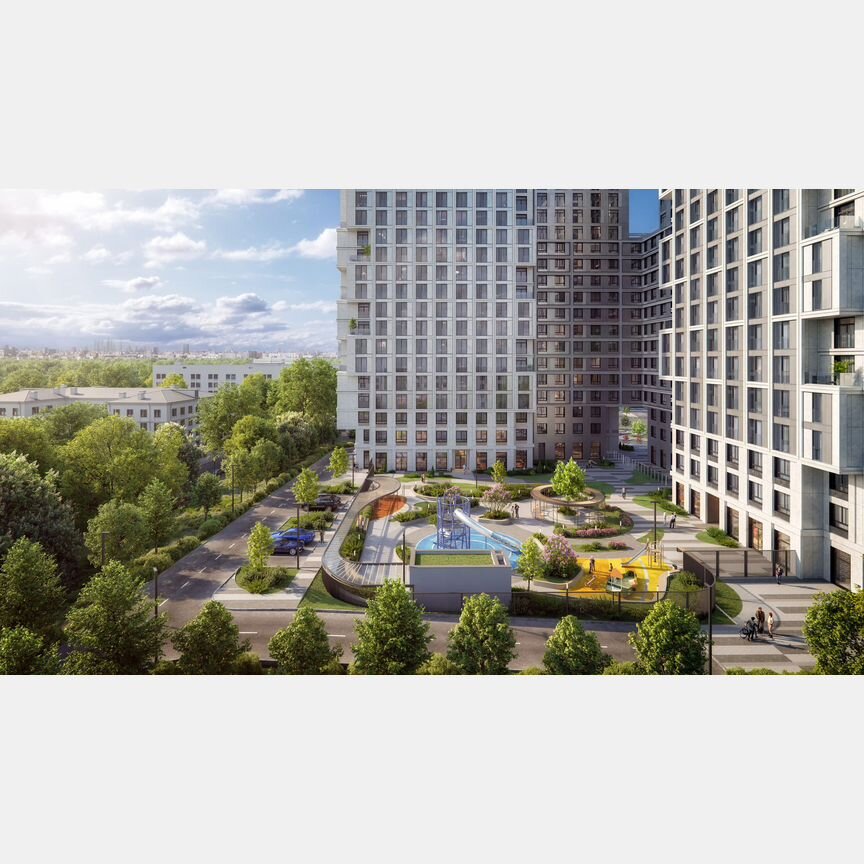 3-к. апартаменты, 86,7 м², 15/20 эт.