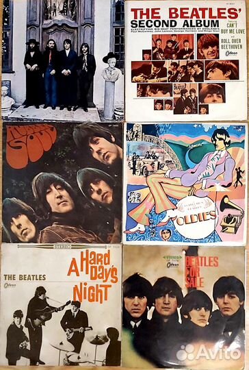 Виниловые пластинки THE beatles' Япония