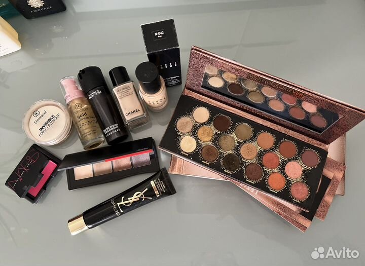 Nars, shiseido,MAC, Bobbi brown, Make up forever