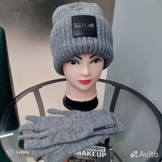 Комплект Шапка и Перчатки 