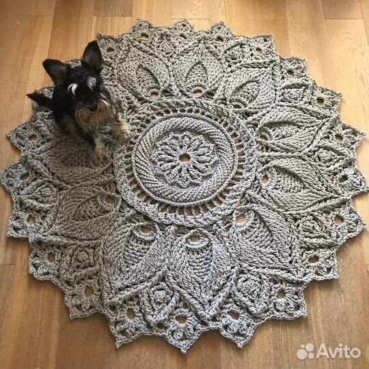 Ковер ручная работа (полиэфирный шнур)