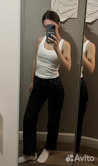 Прямые джинсы zara