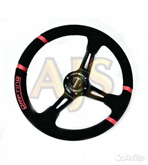 Спортивный руль momo