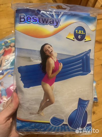 Надувной матрас для плавания новый