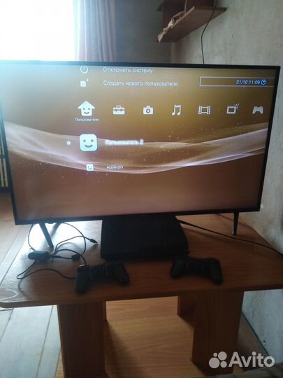 PS3 Прошитая+2джостика