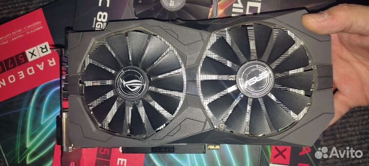 Видеокарта rx570 8gb