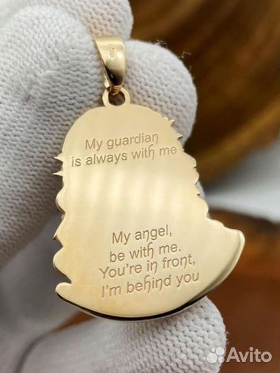 Золотая Подвеска Иисус