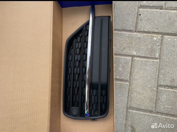 Накладка переднего бампера volvo xc90