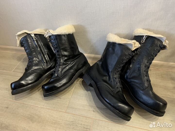 Сапоги хромовые на шнурках ввс СССР р.45, р.46