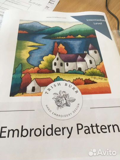 Триш Бурр схема озера в Шотландии, англ