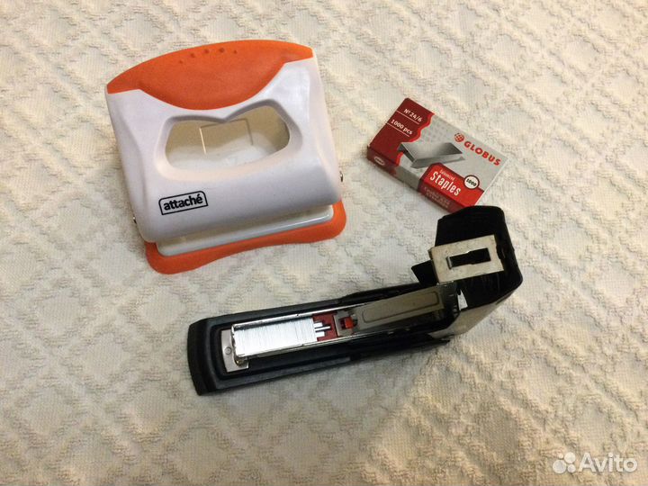 Мощные Степлер maped Дырокол Attache