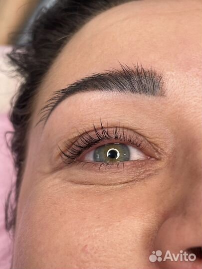 Ламирование+botox ресниц