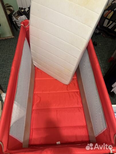 Детская кроватка манеж с матрасом