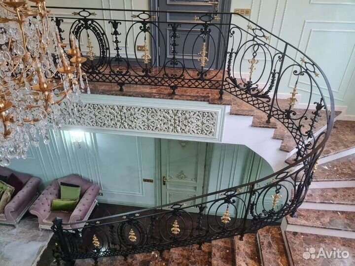 Художественная ковка перила