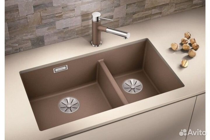 Мойка для кухни Blanco subline 430/270-U SG ALM