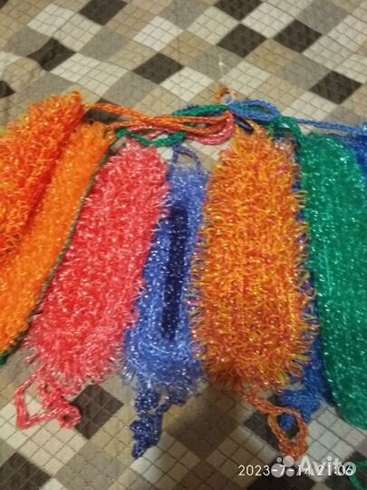 Мочалка ручной работы