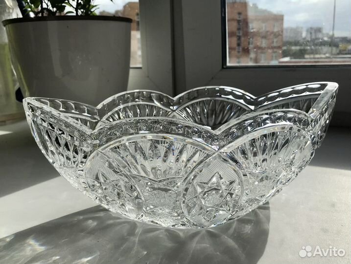 Салатницы из хрусталя