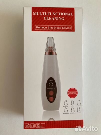 Вакуумный очиститель пор, массажер для лица